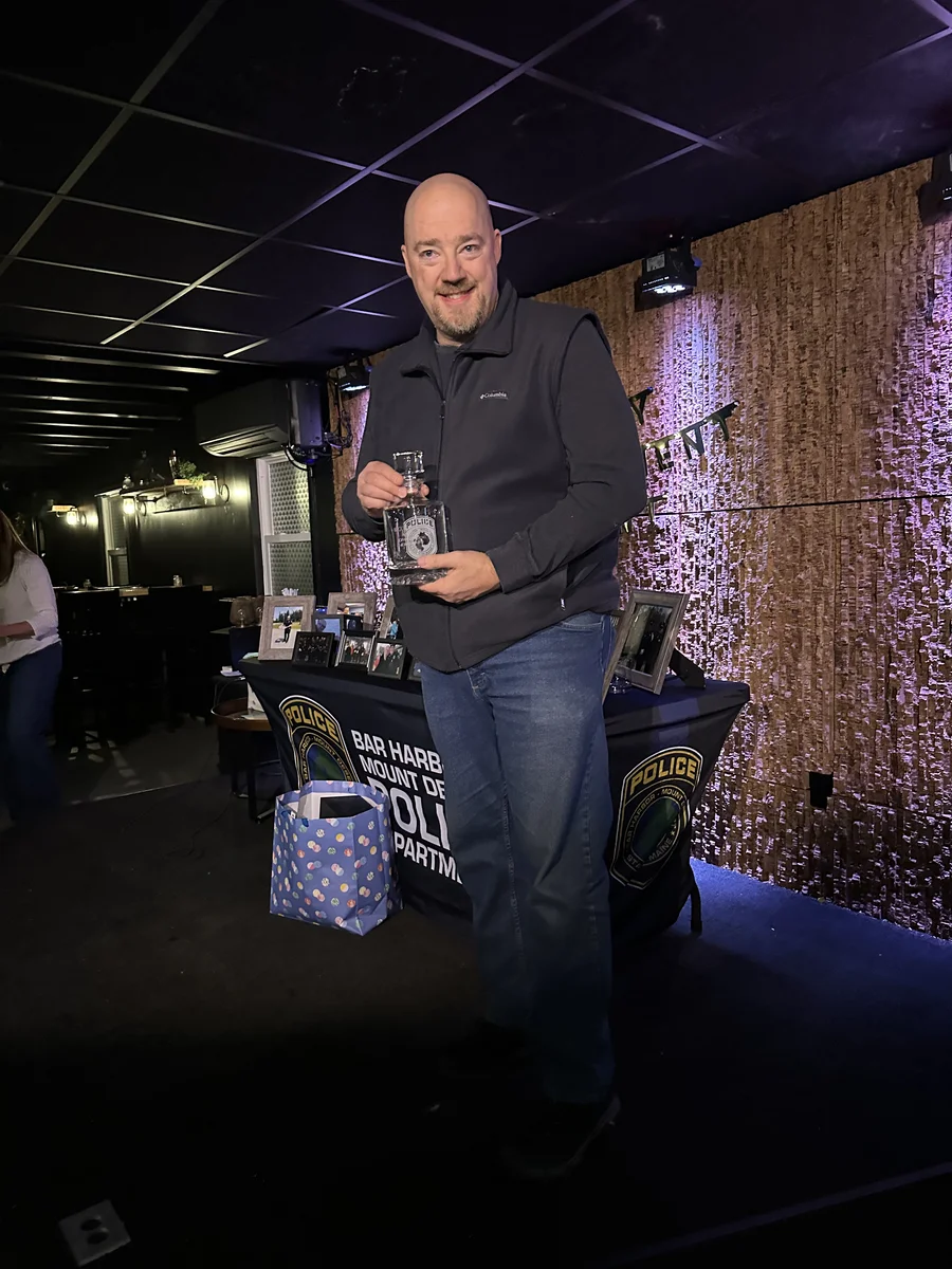 Lieutenant Kevin Edgecomb retirement ceremony